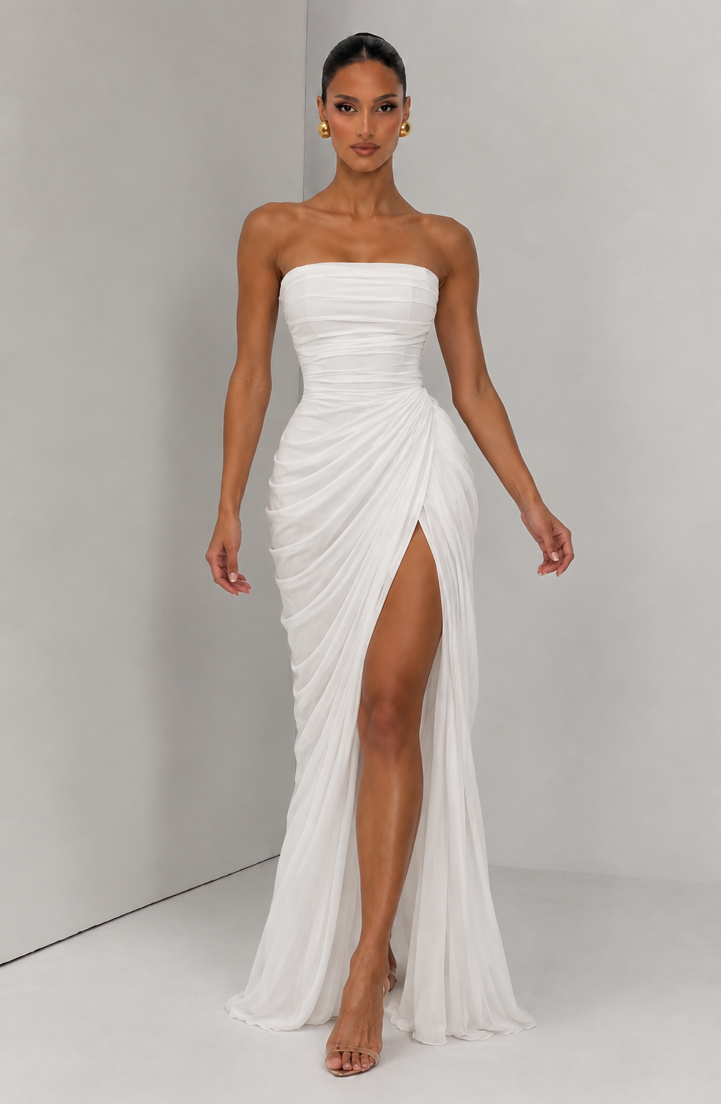 Chloe Maxi Dress - Ivory