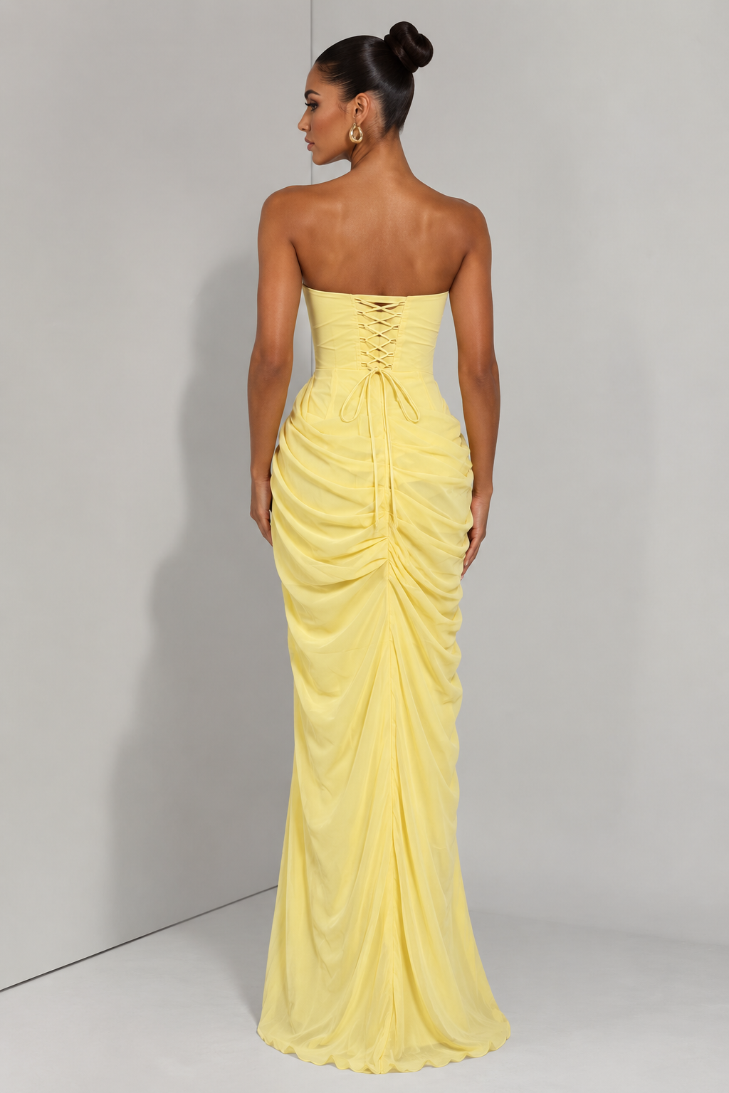 Chloe Maxi Dress - Lemon