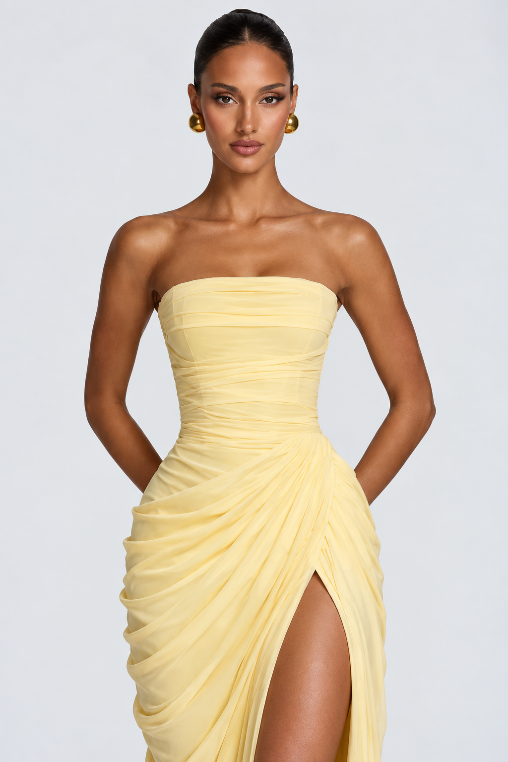 Chloe Maxi Dress - Lemon