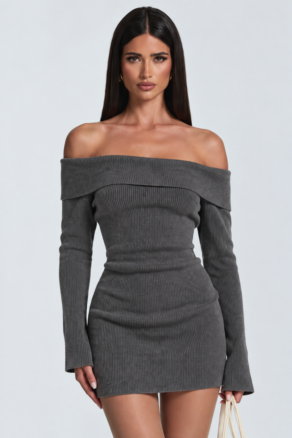 Lisa Mini Dress - Grey