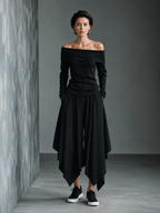Black High-Waisted Skirt