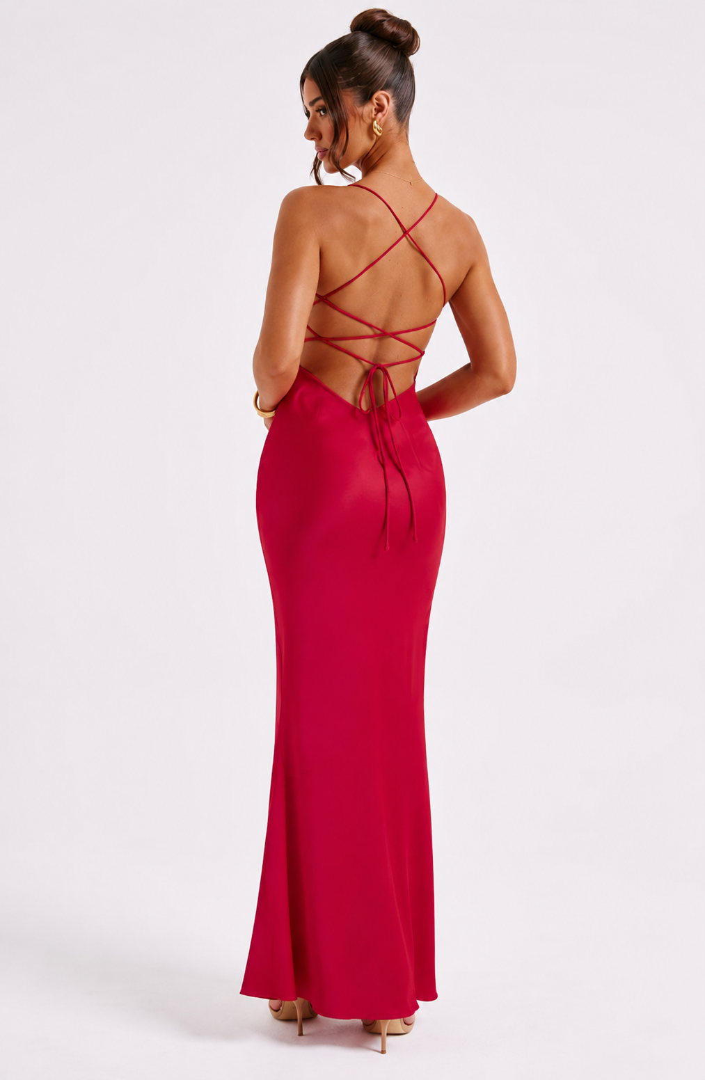 Cecilia Maxi Dress - Red