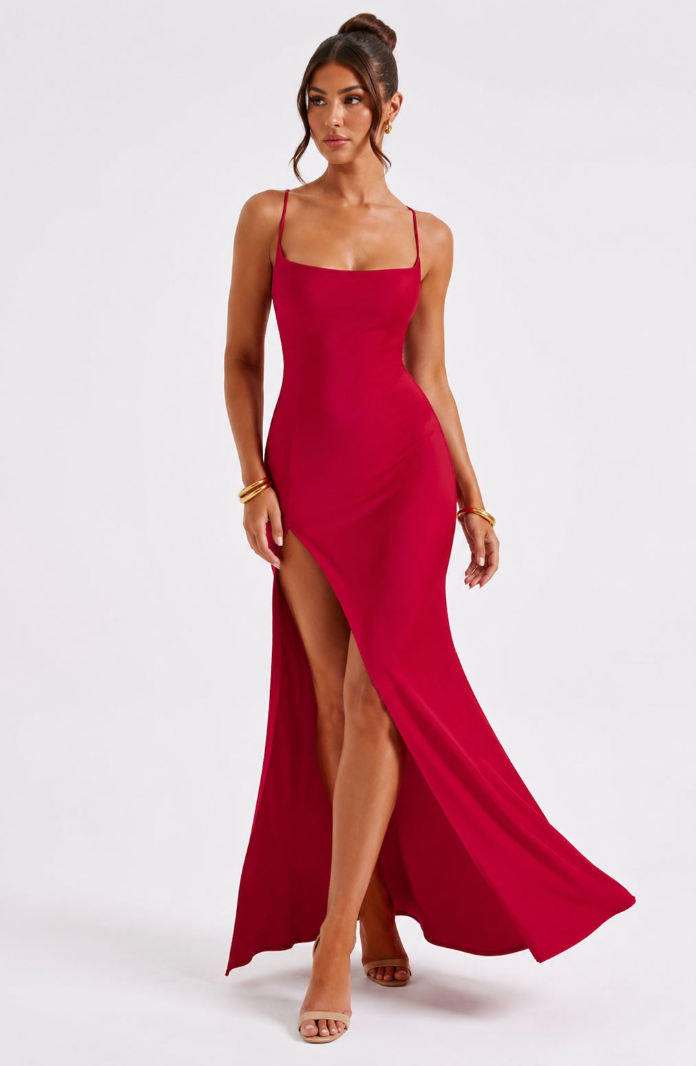 Cecilia Maxi Dress - Red