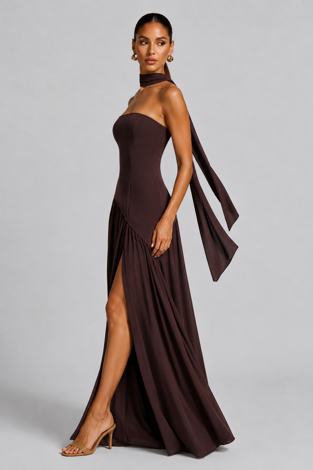Norma Maxi Dress - Plum