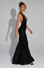 Holly Maxi Dress - Black