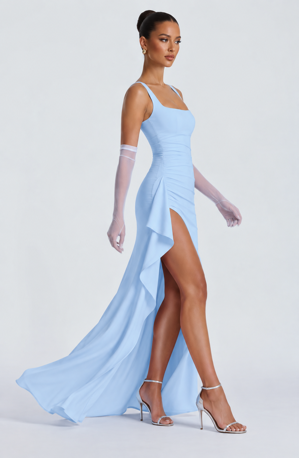 Maia Maxi Dress - Glacier Blue