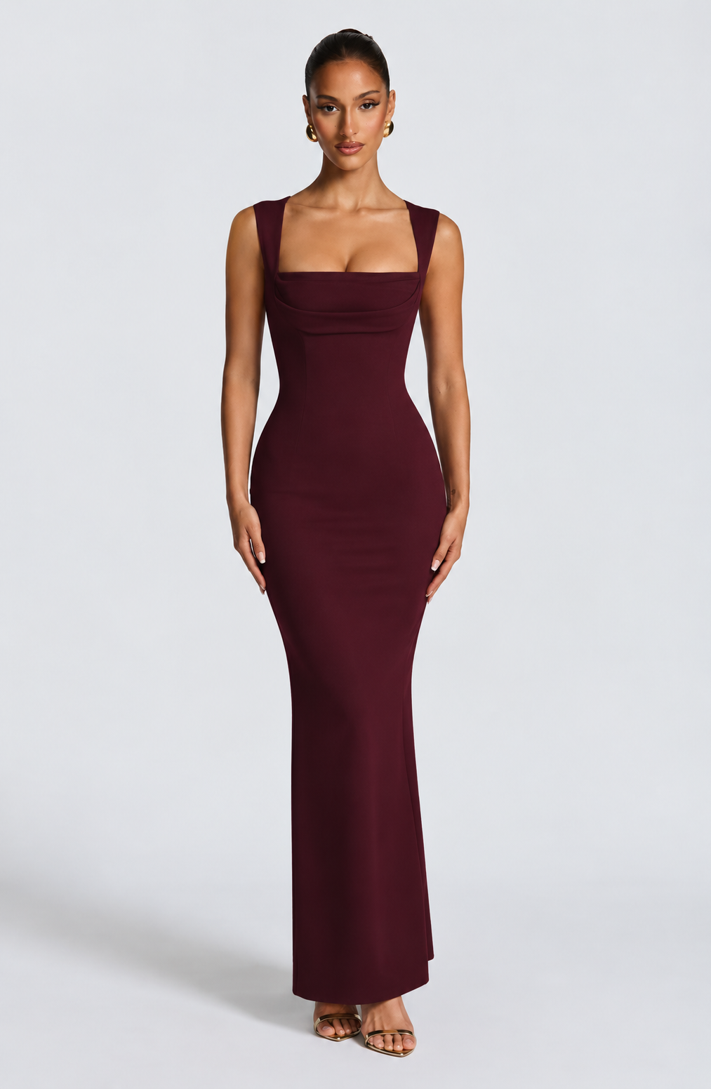 Frances Maxi Dress - Plum
