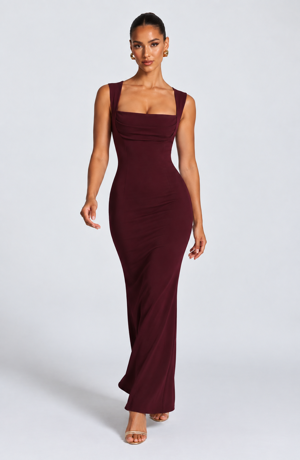 Frances Maxi Dress - Plum