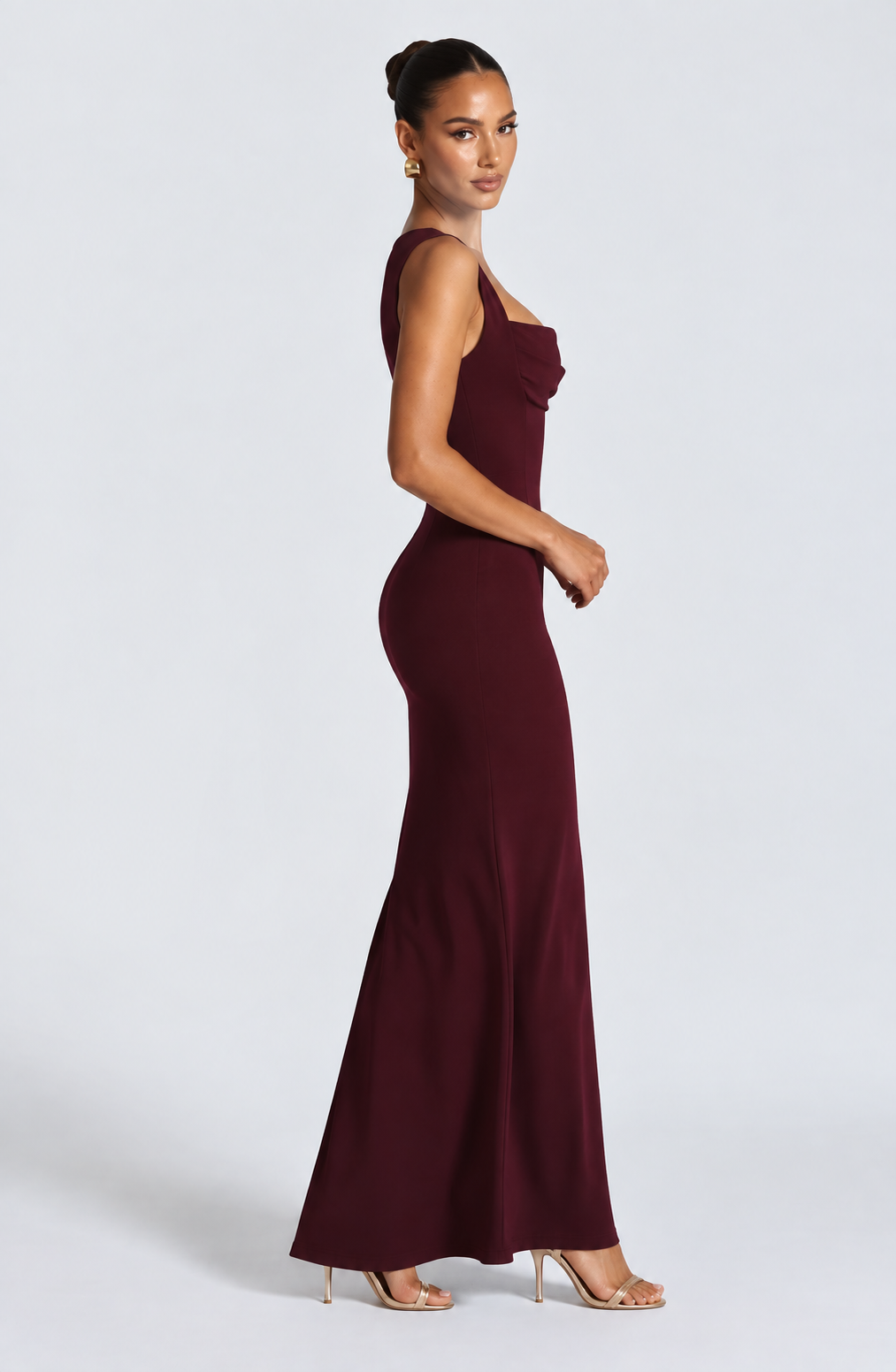 Frances Maxi Dress - Plum