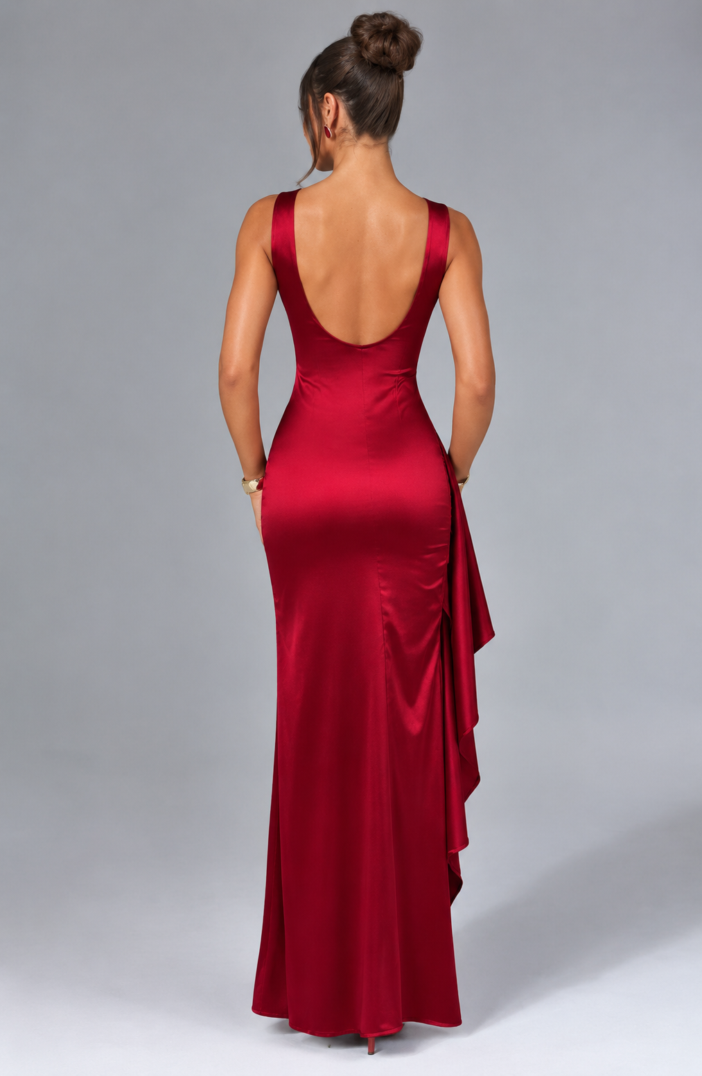 Pippa Maxi Dress - Wine Red