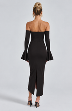 Tia Maxi Dress - Black