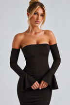 Tia Maxi Dress - Black