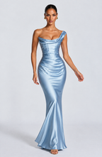 Saffron Maxi Dress - Blue