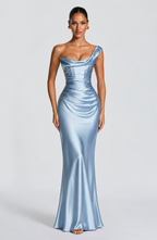 Saffron Maxi Dress - Blue