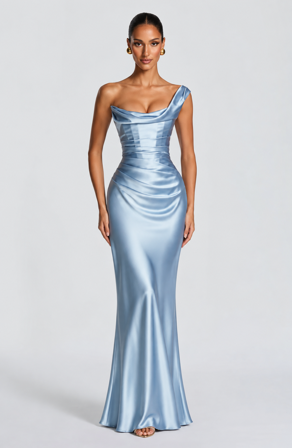 Saffron Maxi Dress - Blue