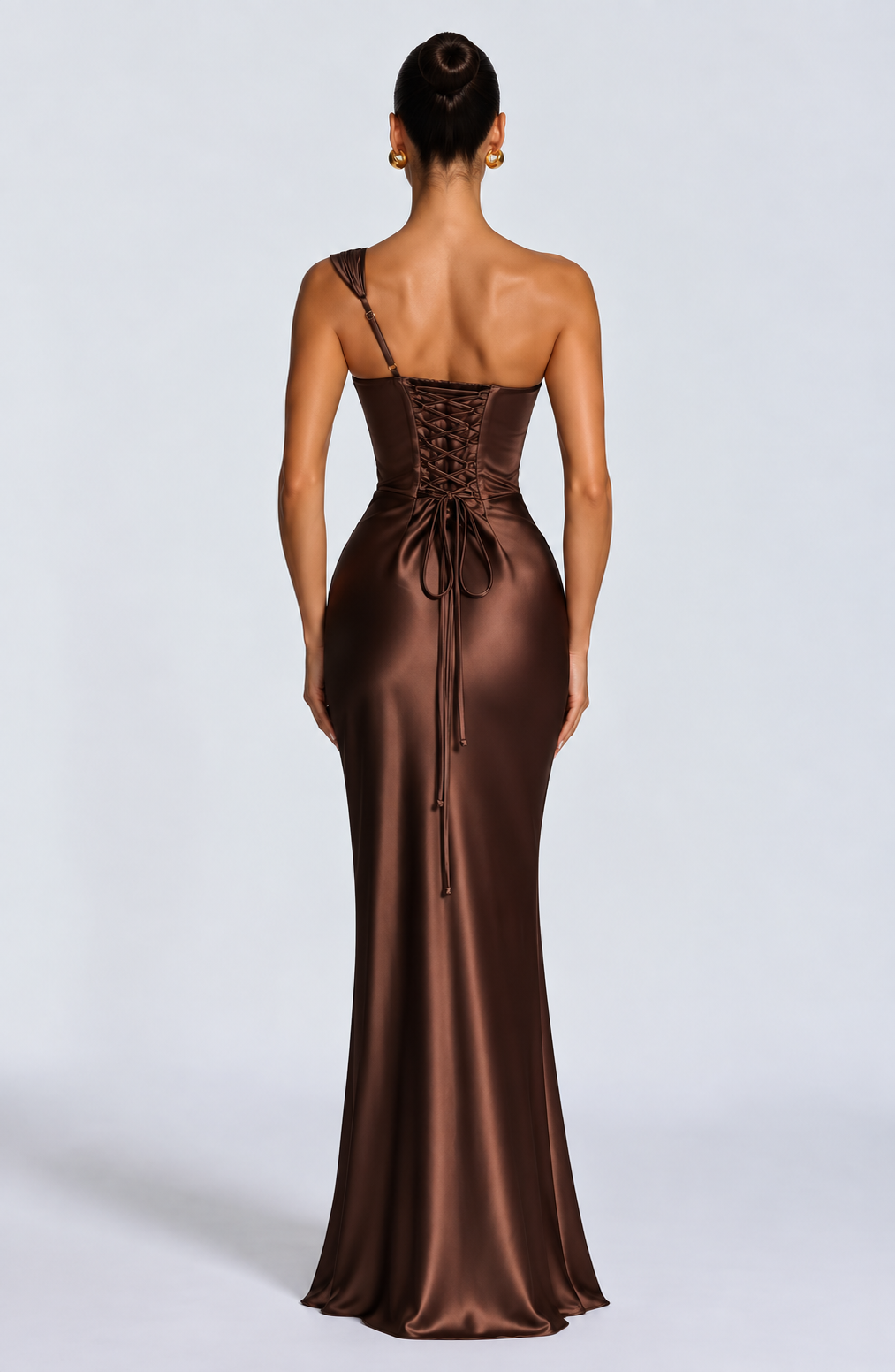 Saffron Maxi Dress - Brown