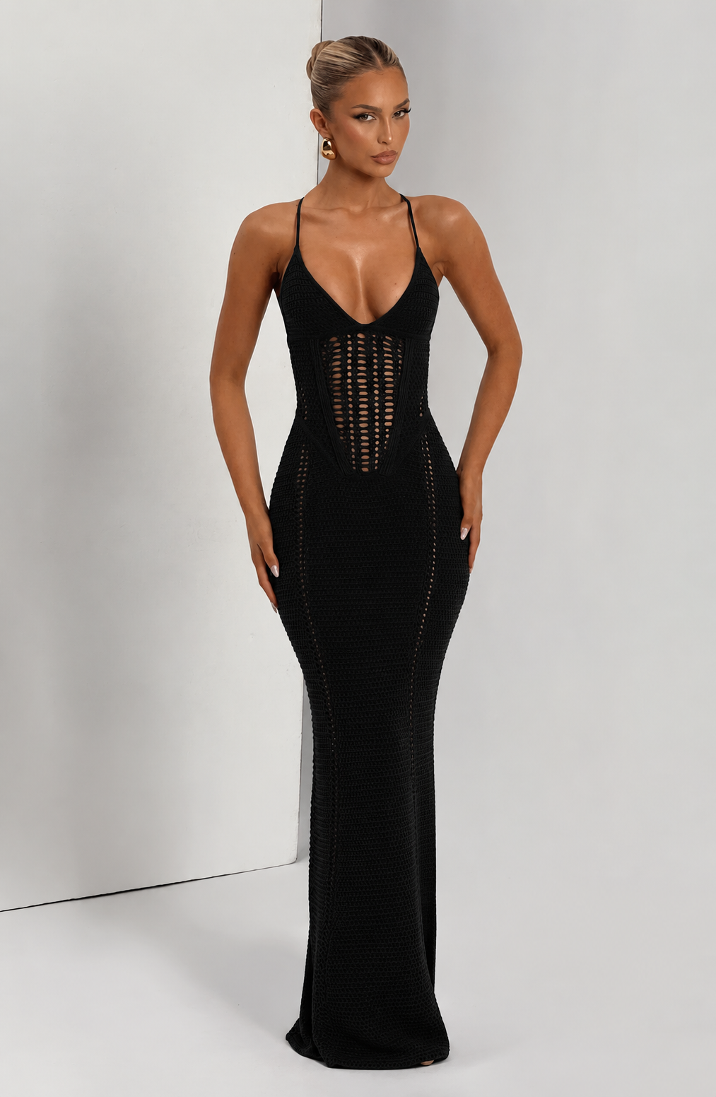 Laila Maxi Dress - Black