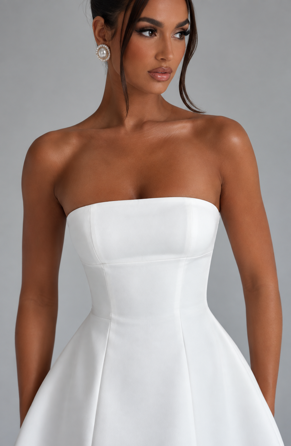 Amber Mini Dress - Ivory