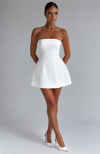 Amber Mini Dress - Ivory