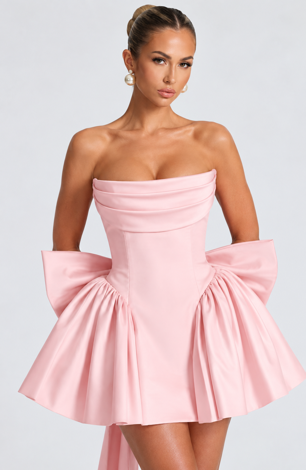 Charlotte Mini Dress - Blush