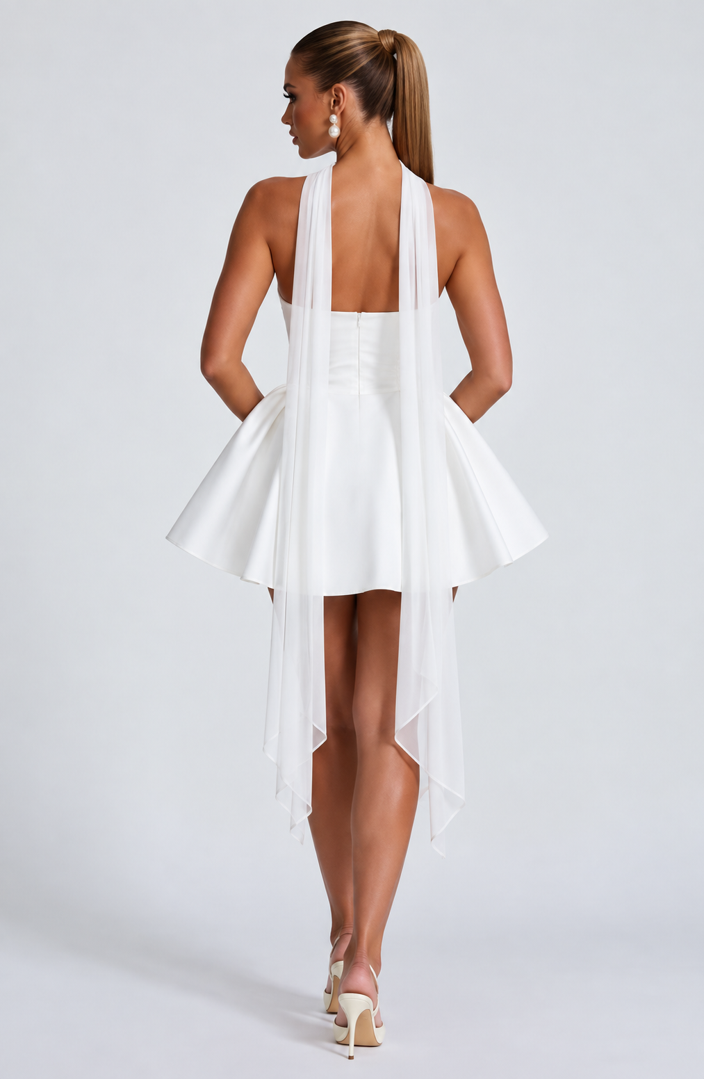 Emma Mini Dress - Ivory