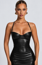 Lisa Midi Dress - Black