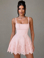 Charlotte Mini Dress - Blush
