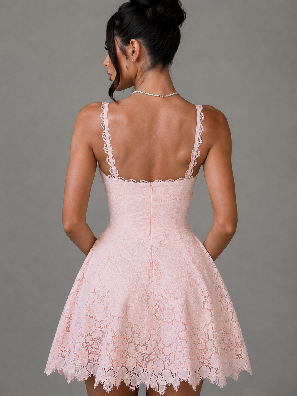 Charlotte Mini Dress - Blush