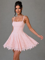 Charlotte Mini Dress - Blush