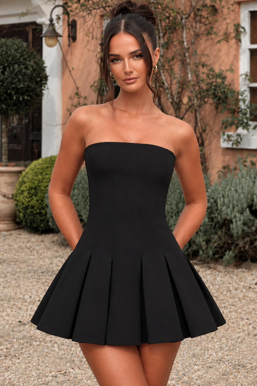 Emma Mini Dress - Black