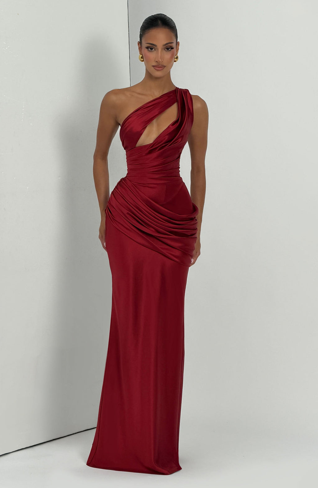 Acacia Maxi Dress - Deep Red