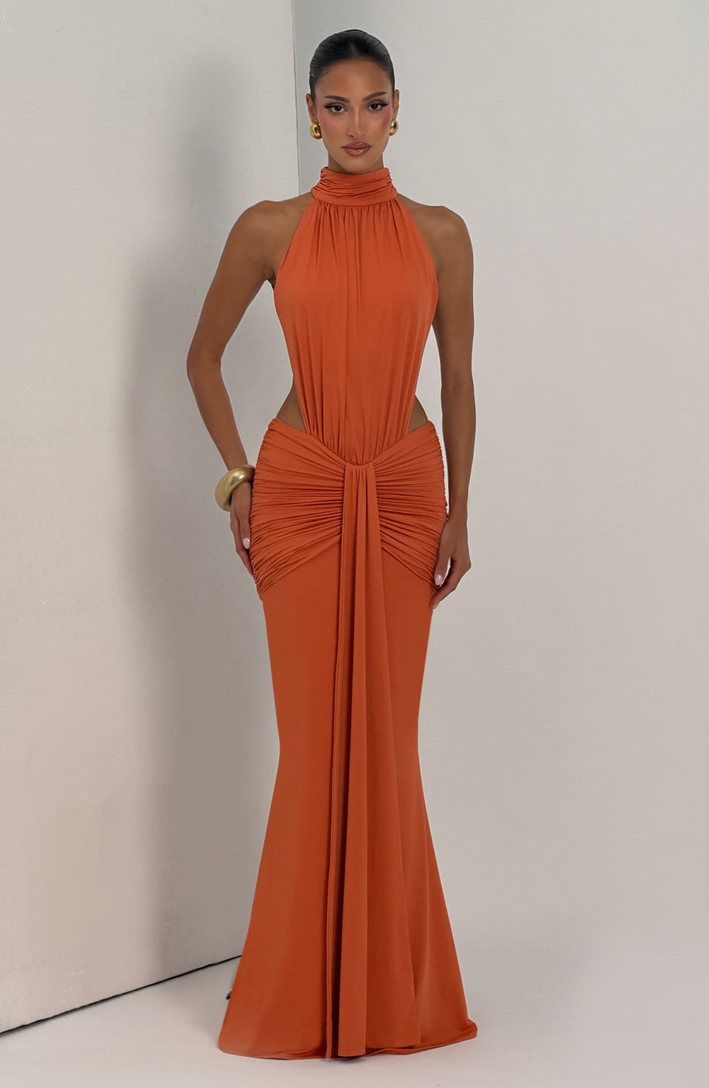 Lily Maxi Dress - Burnt Orange