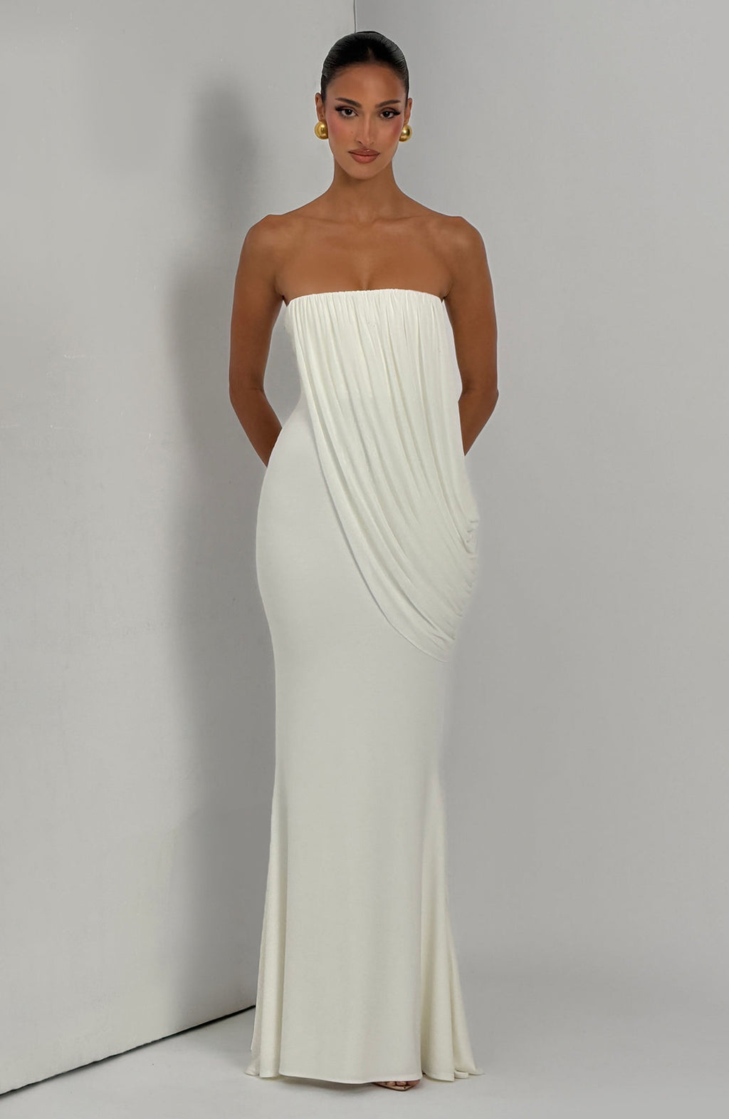 Caroline Maxi Dress - Ivory