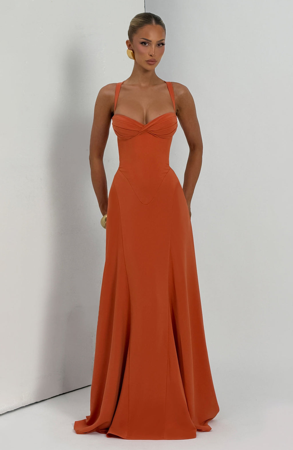 Ellie Maxi Dress - Burnt Orange