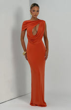 Clara Maxi Dress - Burnt Orange