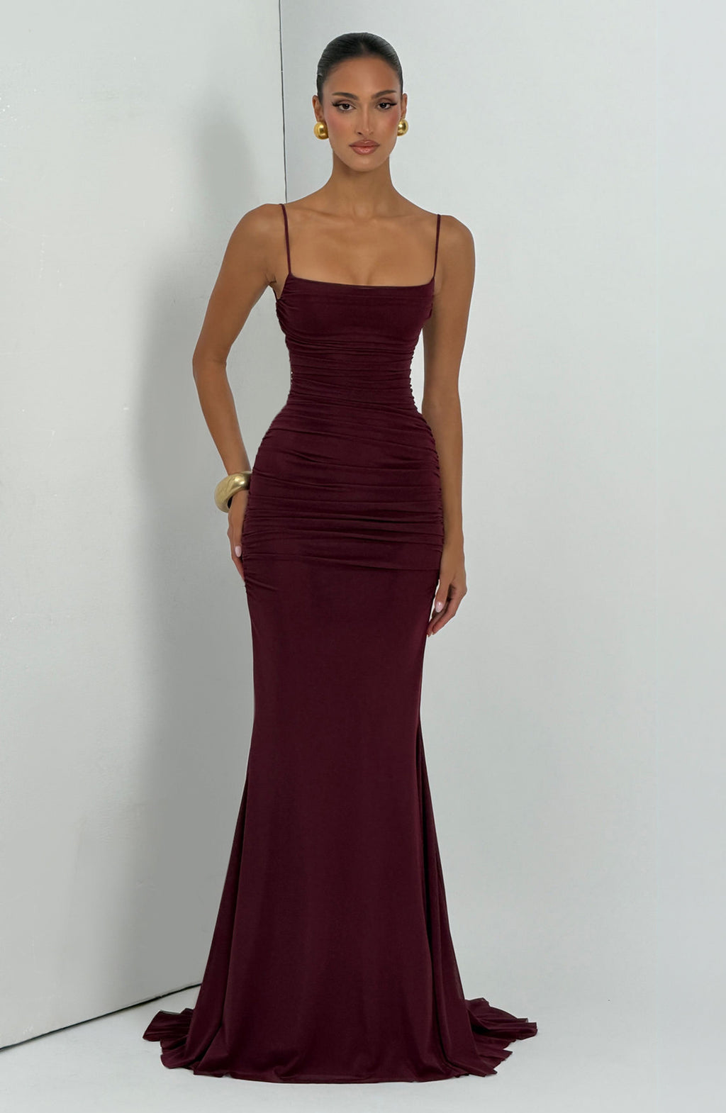 Leonora Gown - Cherry Lacquer