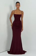 Leonora Gown - Cherry Lacquer