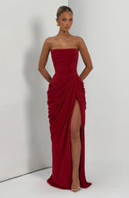 Siobhan Maxi Dress - Deep Red