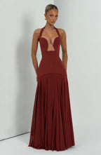 Rosa Maxi Dress - Deep Rust