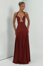 Rosa Maxi Dress - Deep Rust