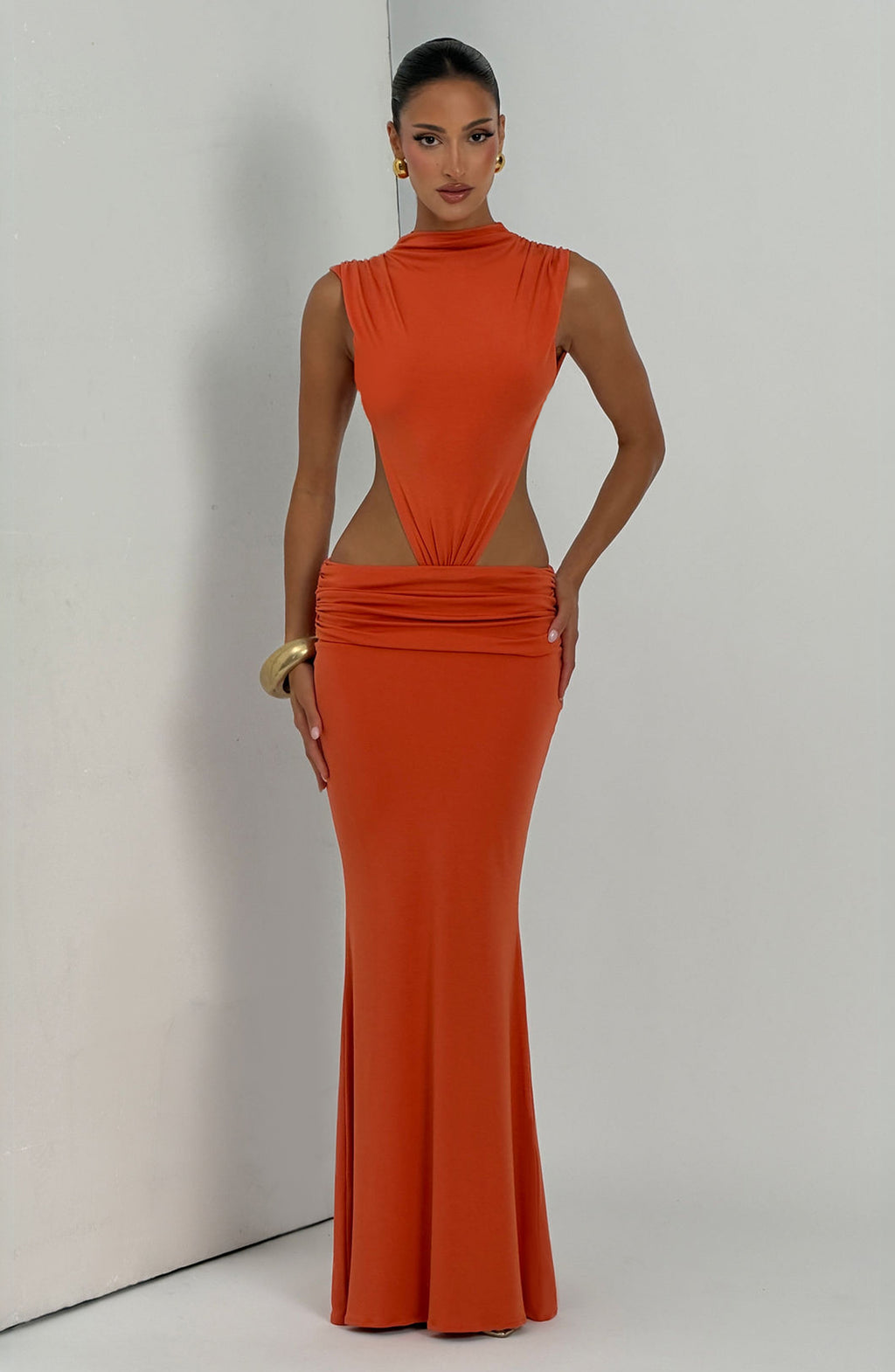 Elsa Maxi Dress - Burnt Orange
