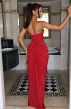 Siobhan Maxi Dress - Deep Red