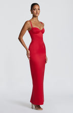 Virginia Maxi Dress - Red