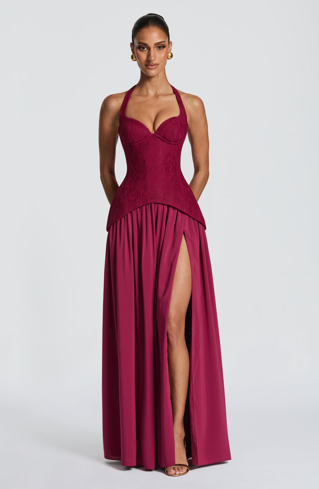 Freya Maxi Dress - Mulberry