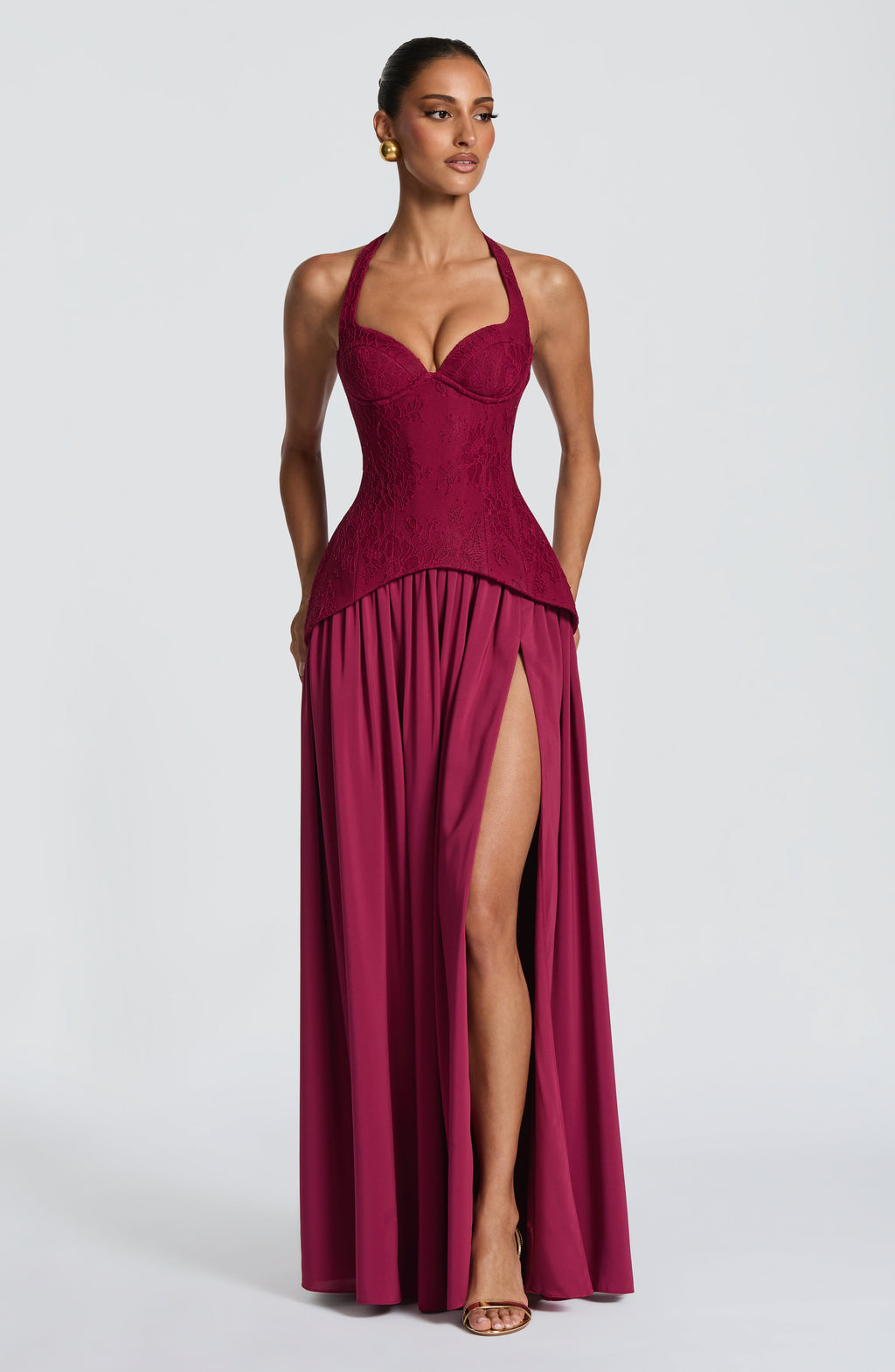 Freya Maxi Dress - Mulberry