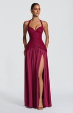 Freya Maxi Dress - Mulberry