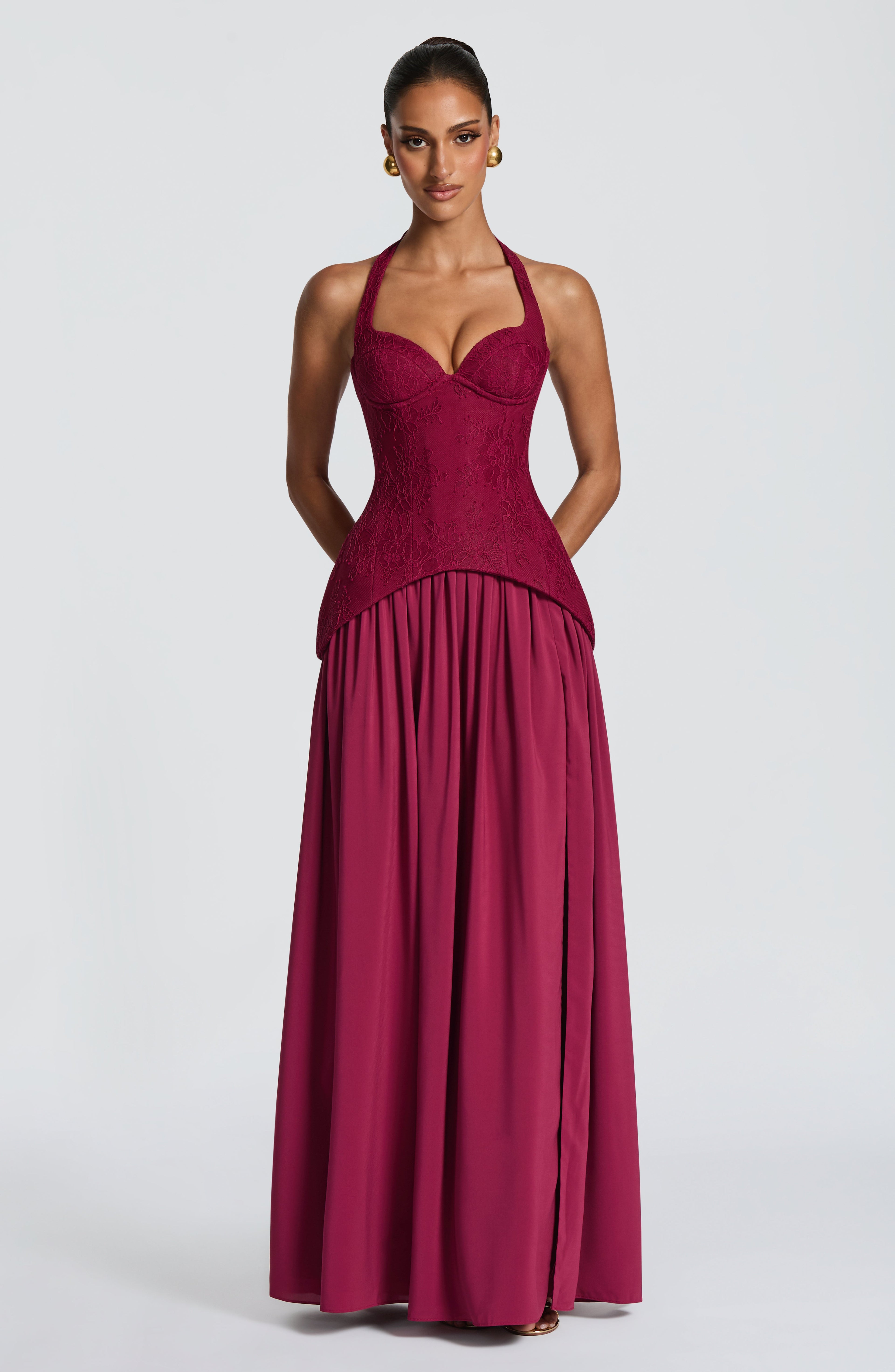 Freya Maxi Dress - Mulberry