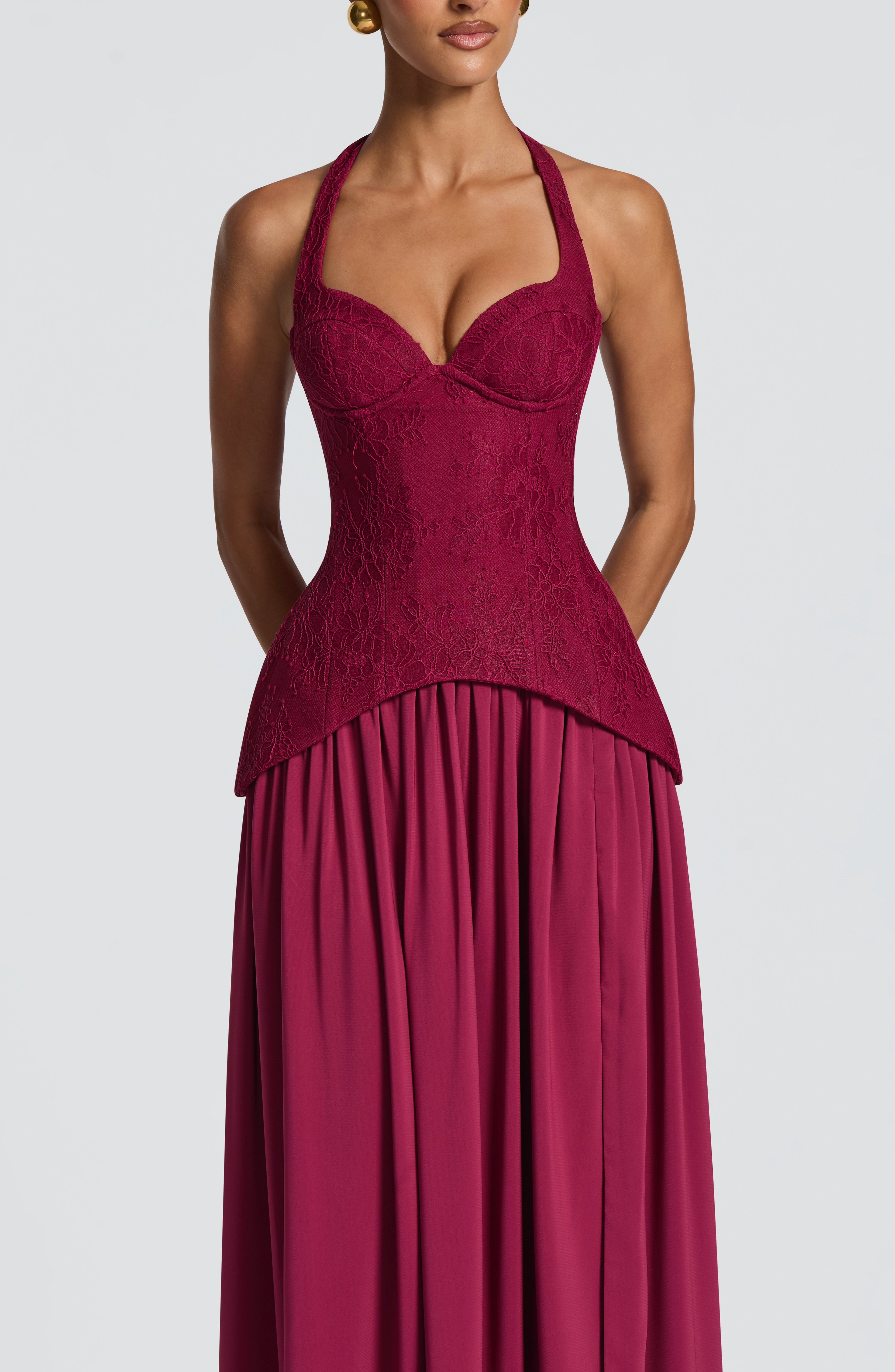 Freya Maxi Dress - Mulberry