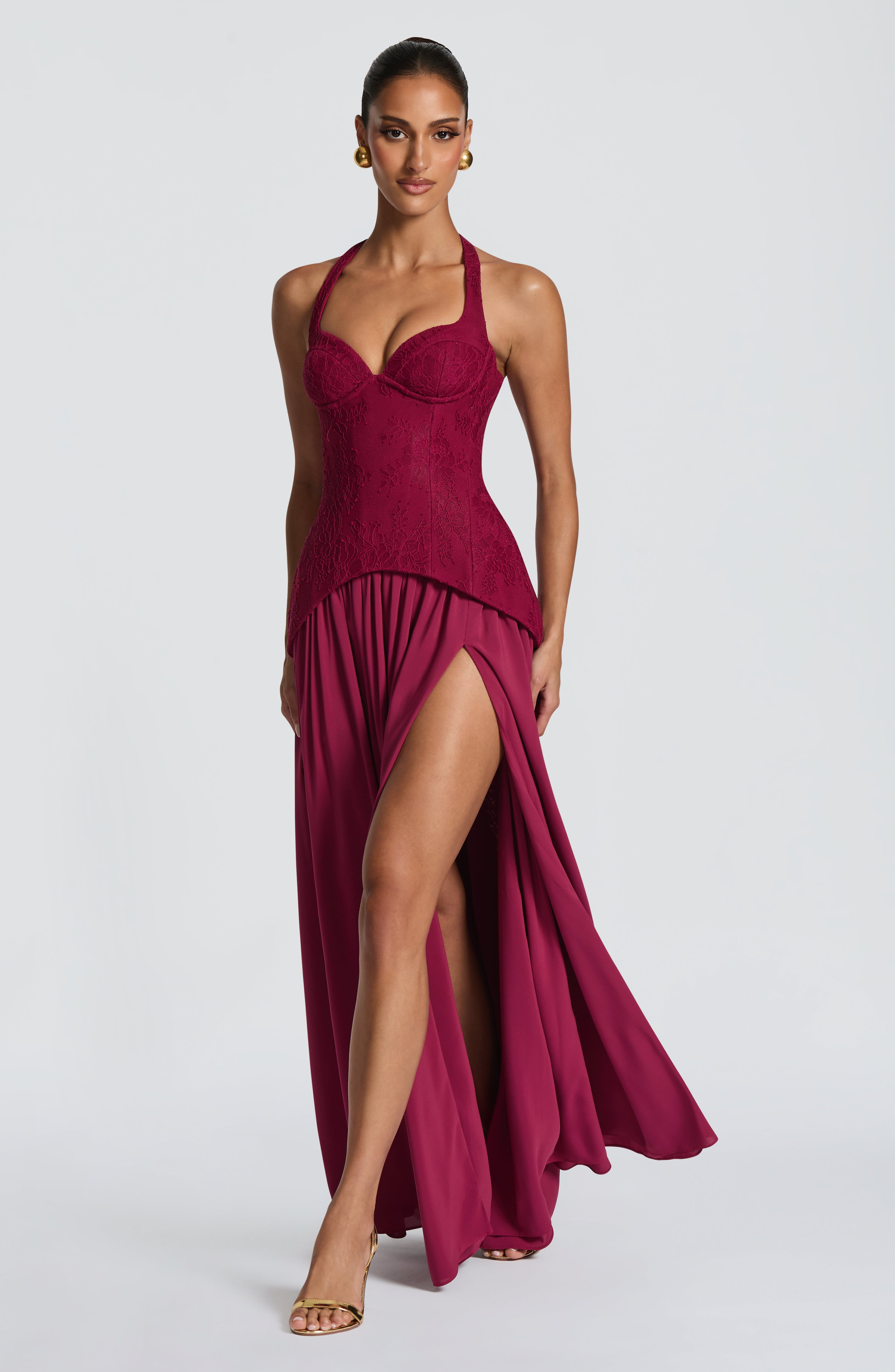 Freya Maxi Dress - Mulberry