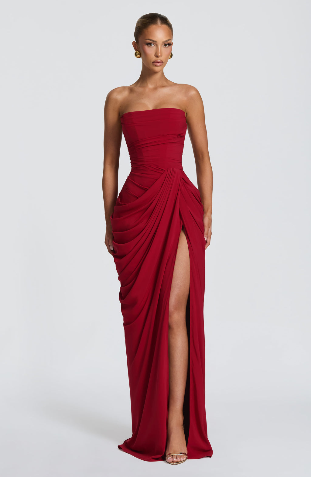 Siobhan Maxi Dress - Deep Red